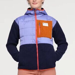 Cotopaxi Women Trico Hybrid Fleece Jacket with hoodie